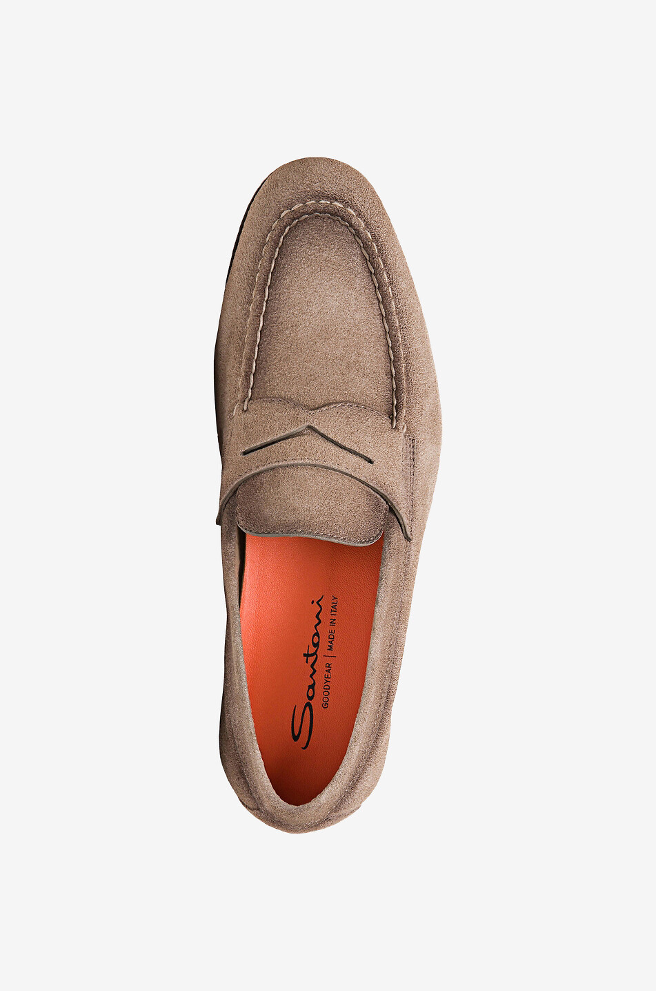 SANTONI Mokassins Penny Herren BRAUN 3