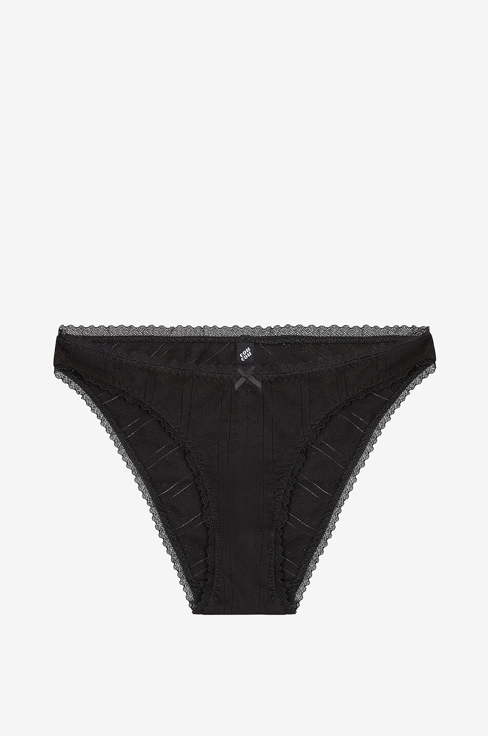3er-Set Slips mit hoher Taille aus Bio-Baumwolle The High Rise