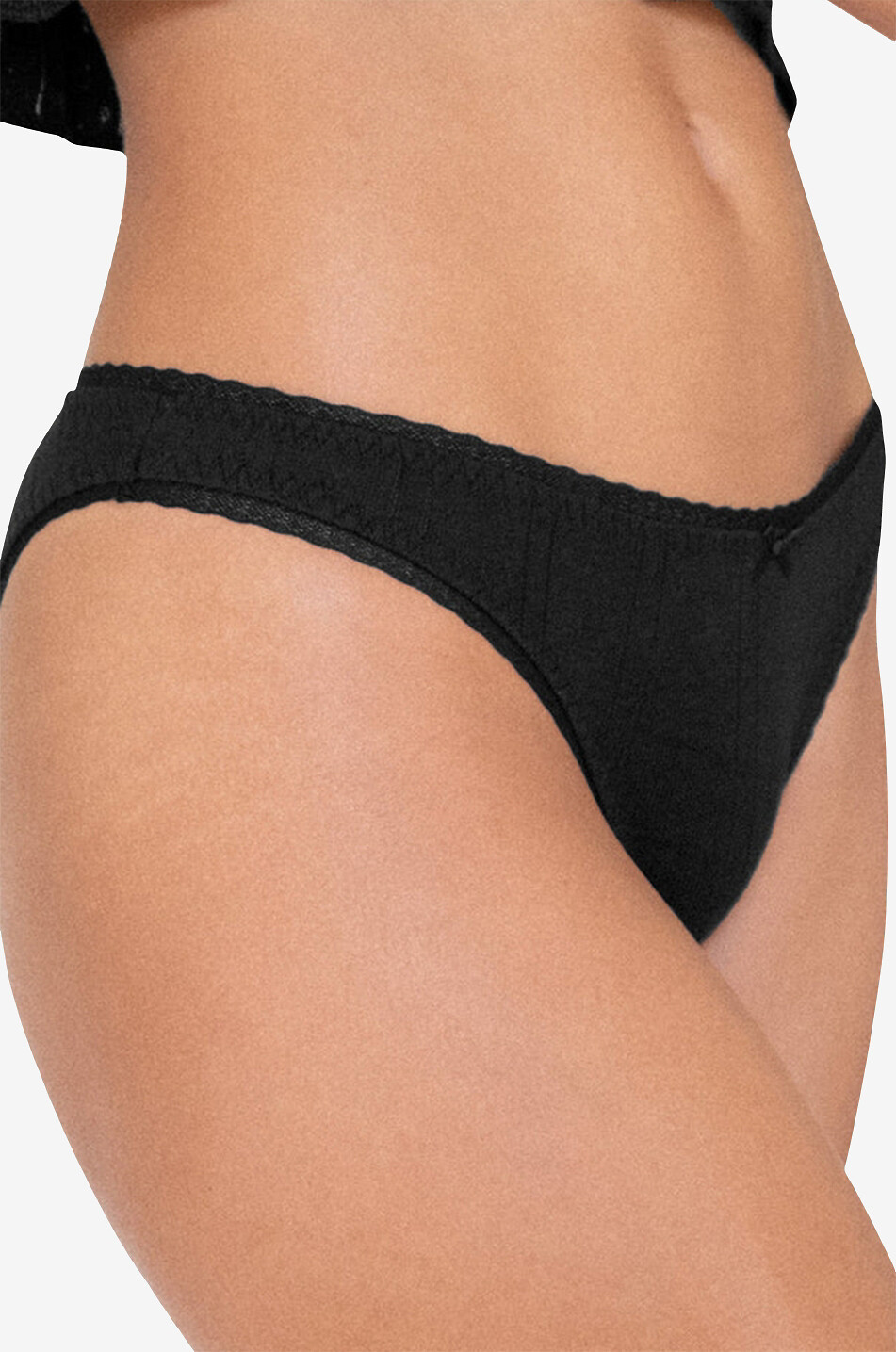 3er-Set Slips mit hoher Taille aus Bio-Baumwolle The High Rise