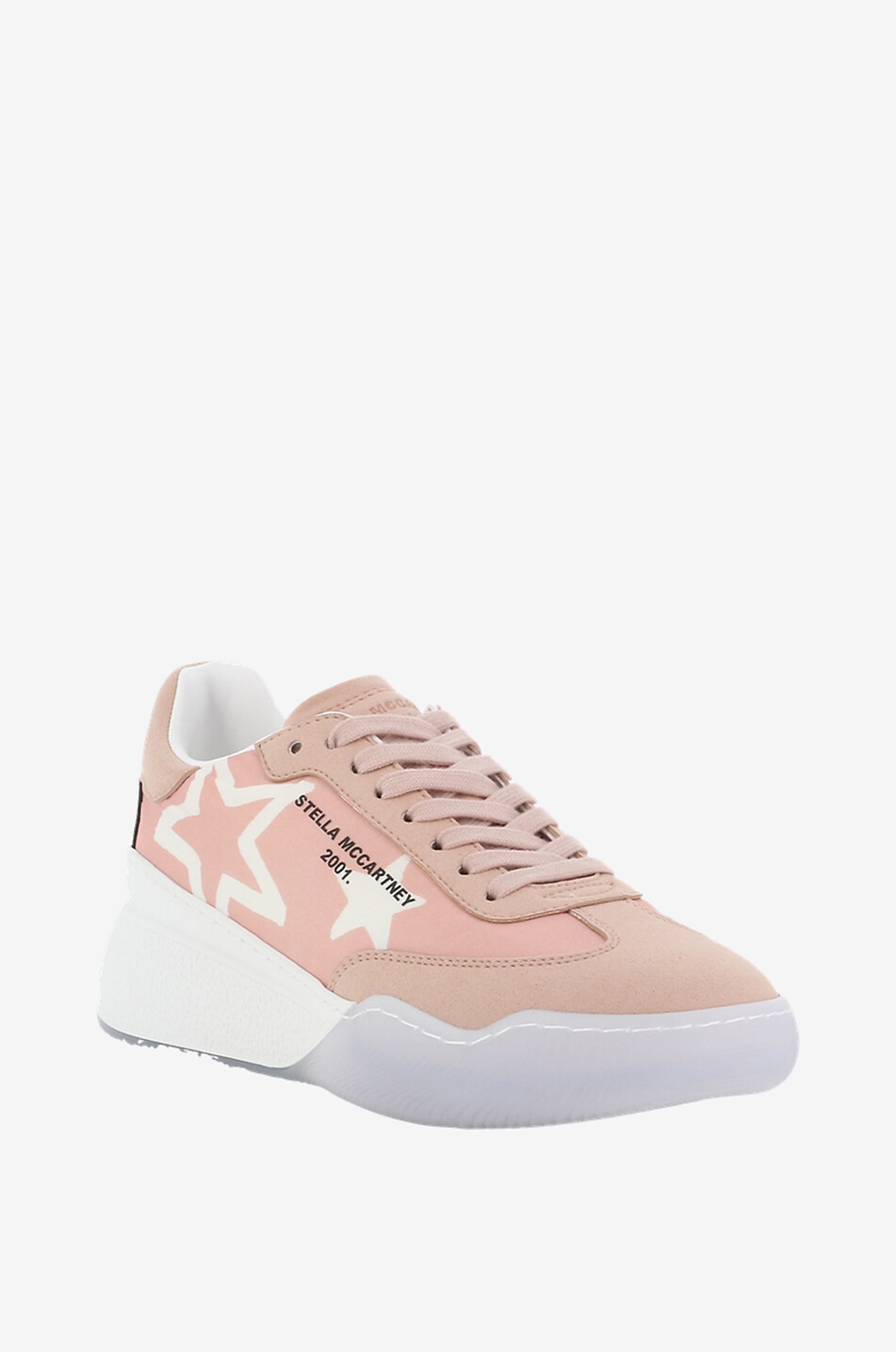 Niedrige Schnürsneakers mit Stern-Print Loop