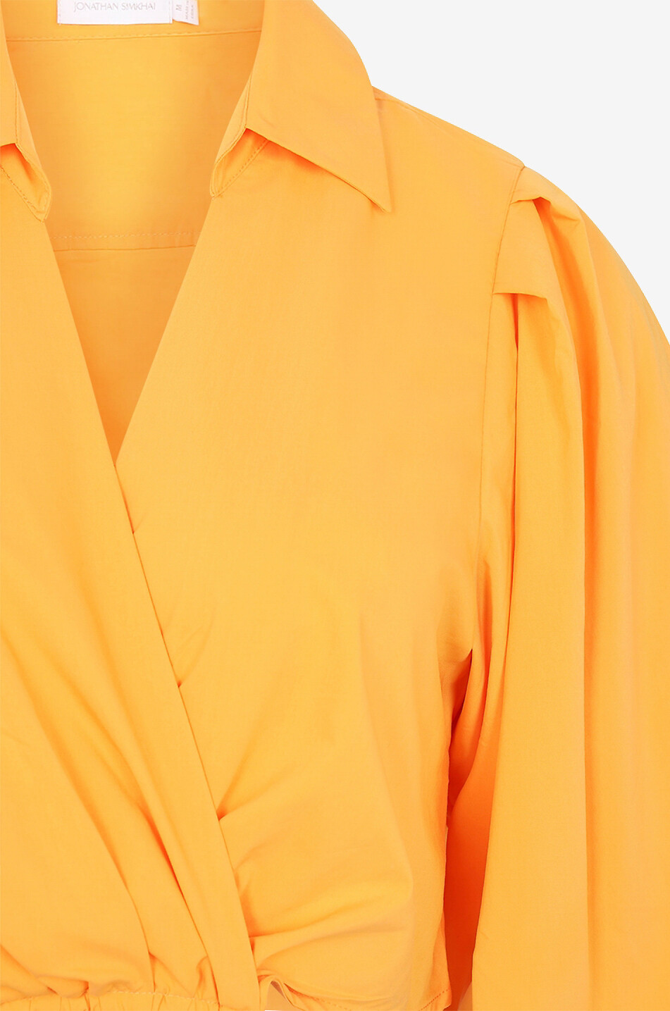 SIMKHAI Aulora cut-out poplin mini dress Women ORANGE 3