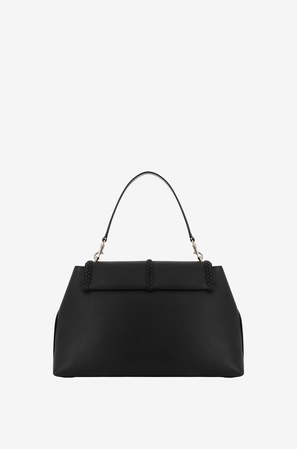 CHLOE Sac porté épaule en cuir grainé souple Penelope Large Femme NOIR 3