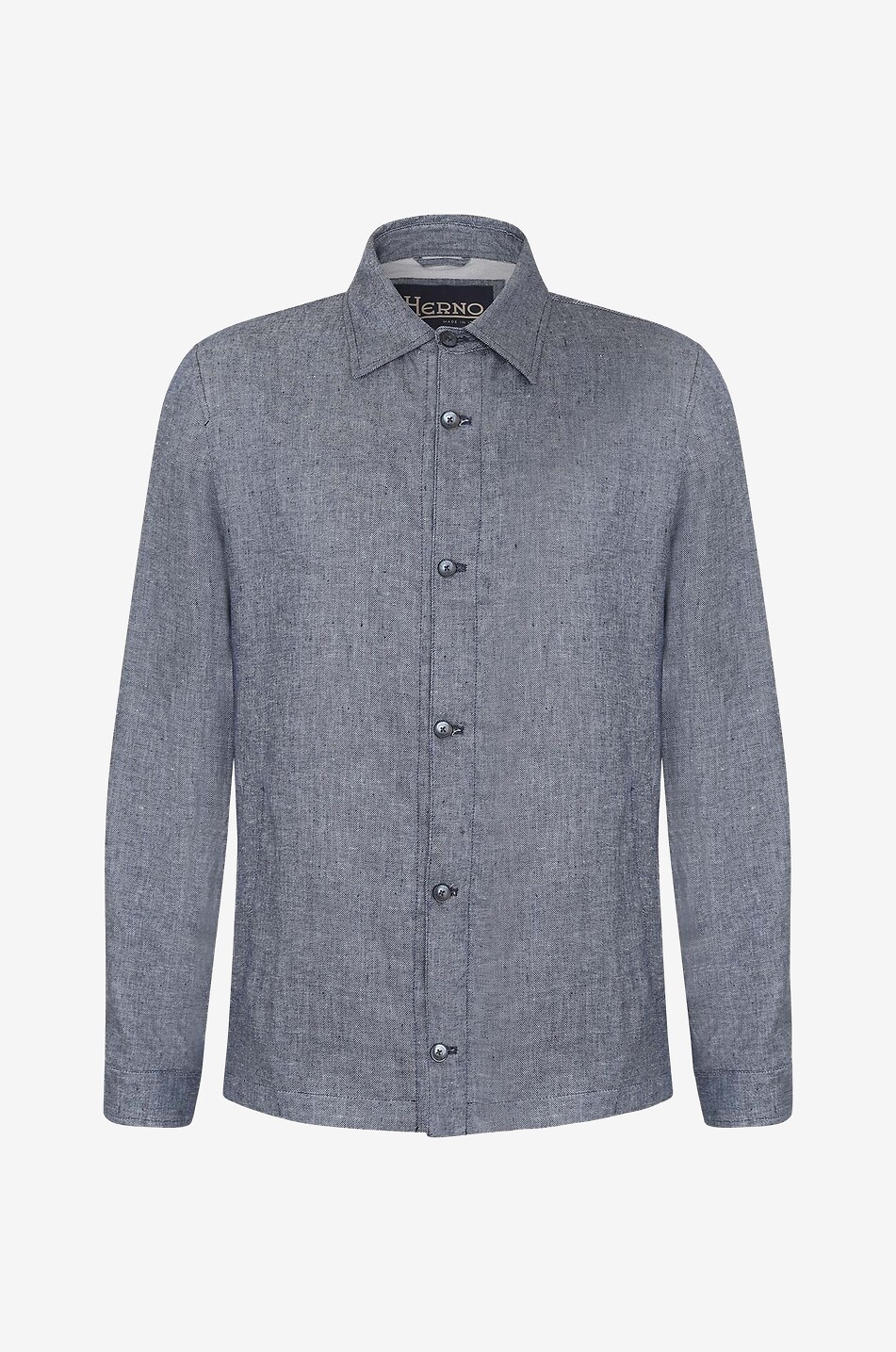 Langärmeliges Hemd aus Leinen
