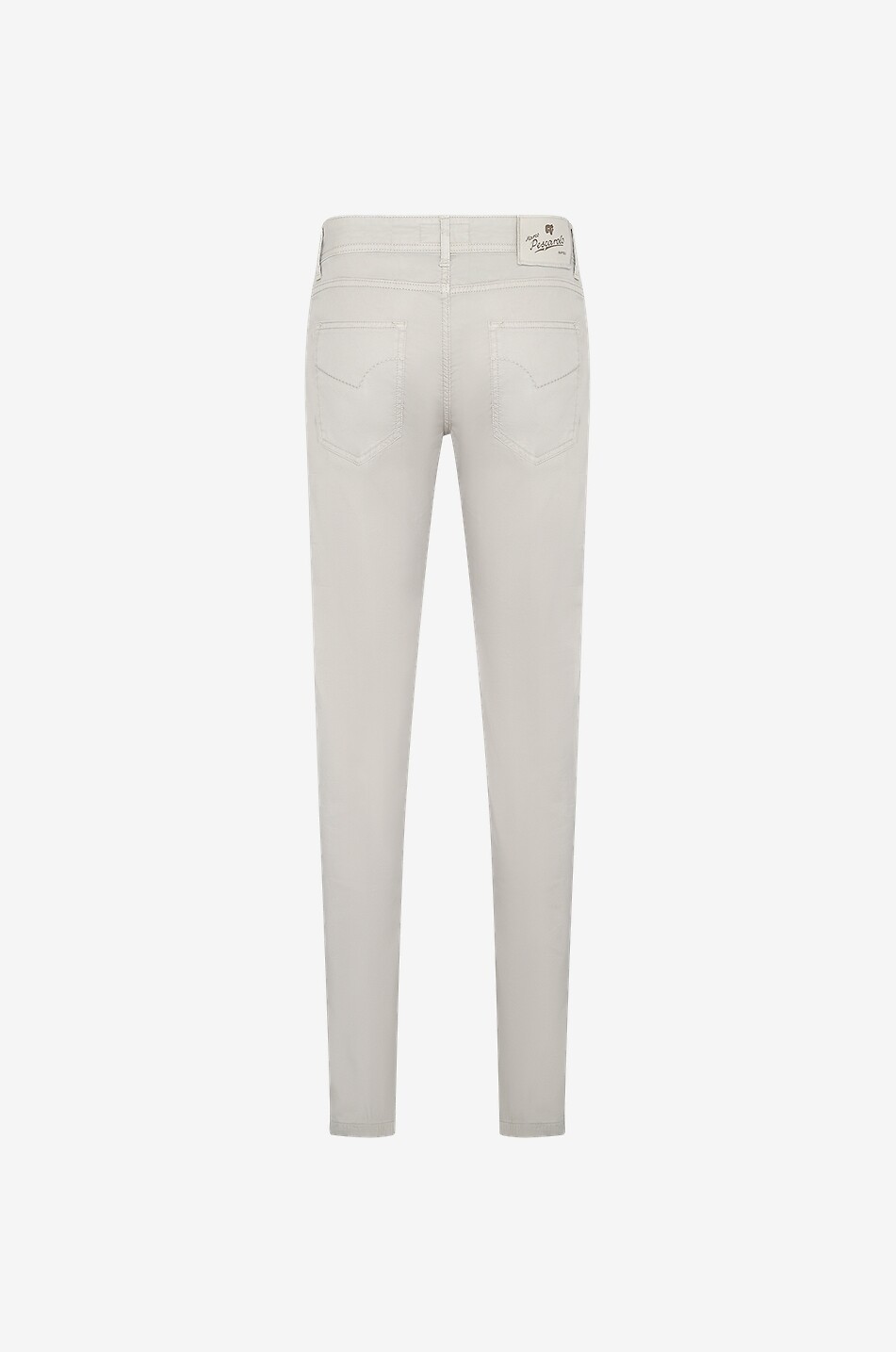 MARCO PESCAROLO Jean slim en coton et soie Nerano Homme Beige clair 2
