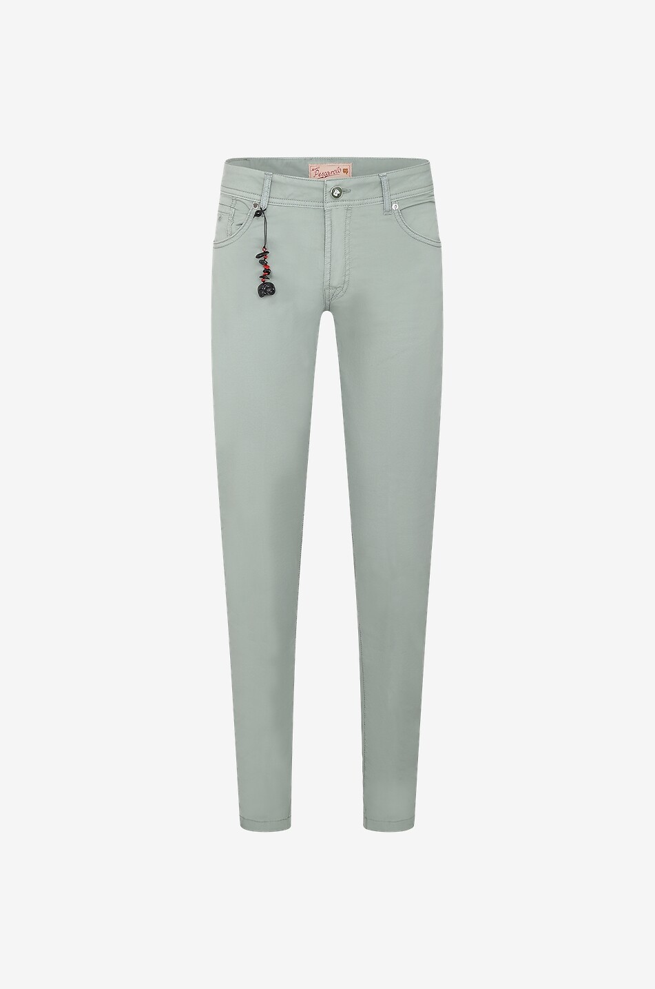 Schmal geschnittene Jeans aus Baumwolle und Seide Nerano