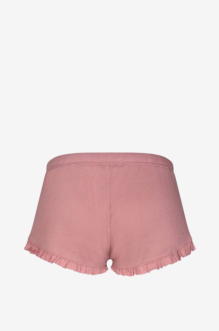 SKIN Raffaela Pima cotton shorts Women MEDIUM PINK 2