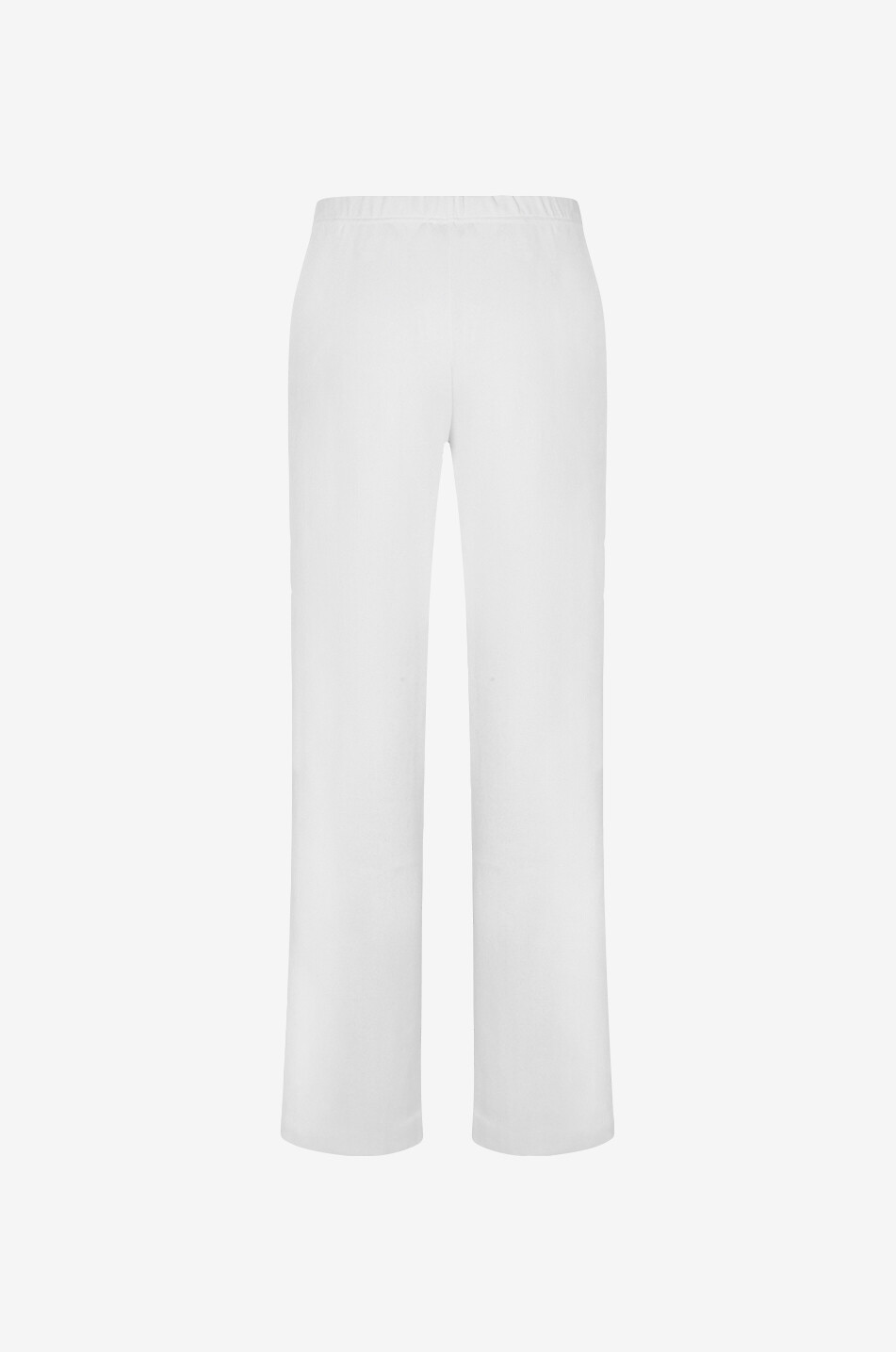 Cotton wide-leg trousers