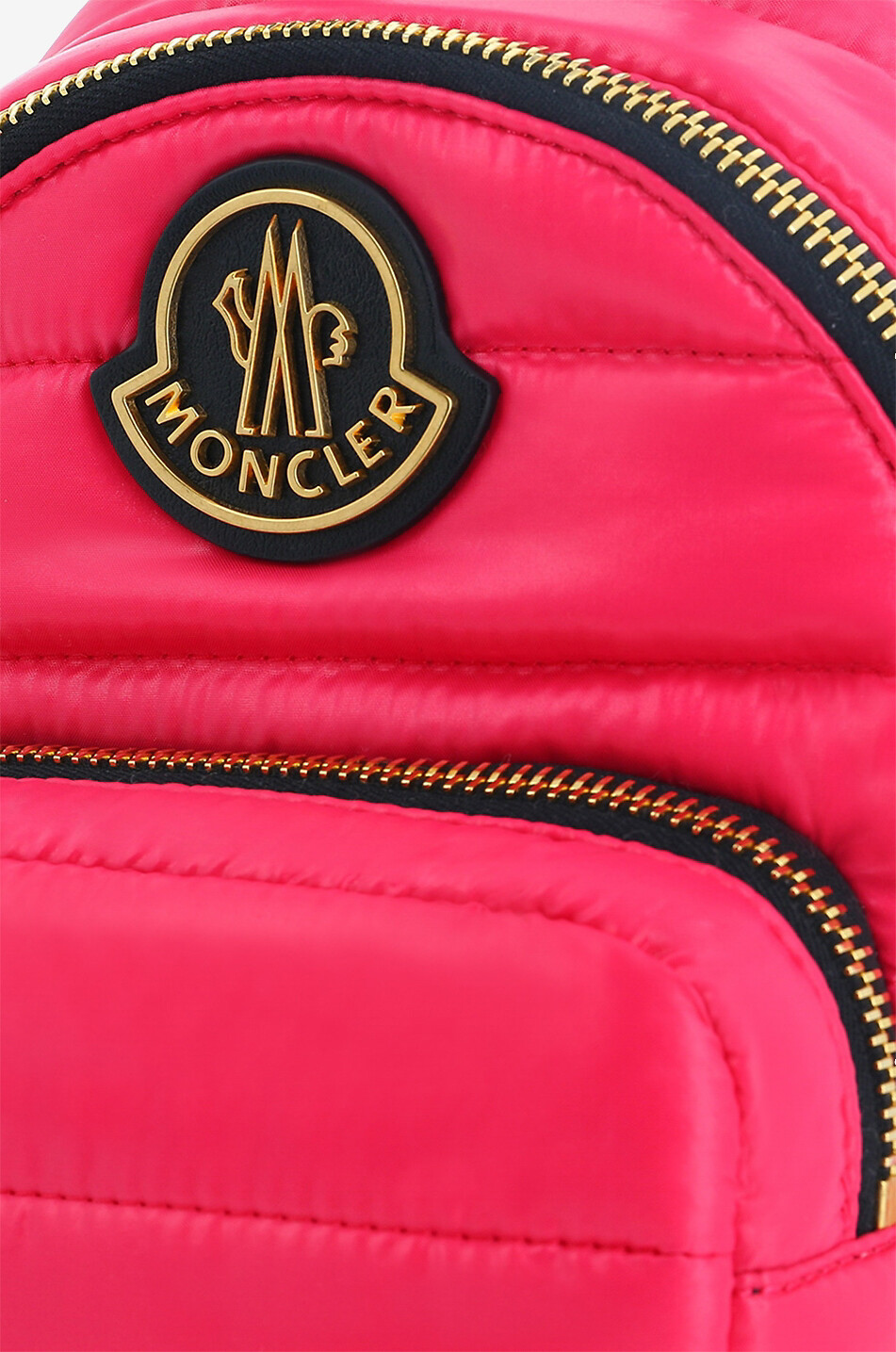 MONCLER Kilia Small quilted nylon cross body bag Women DARK PINK 5