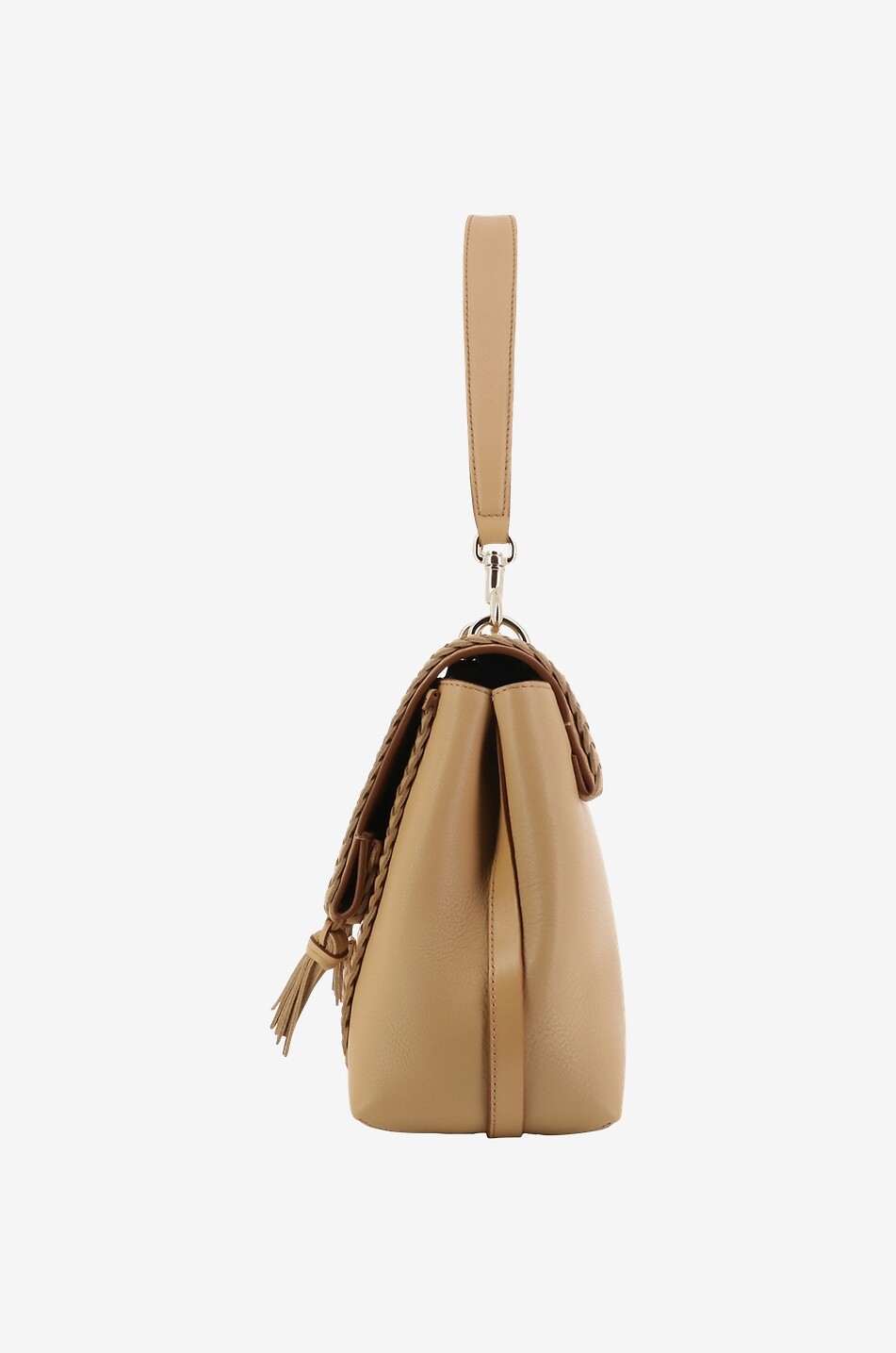 CHLOE Penelope Medium supple grained leather shoulder bag Women BEIGE 4