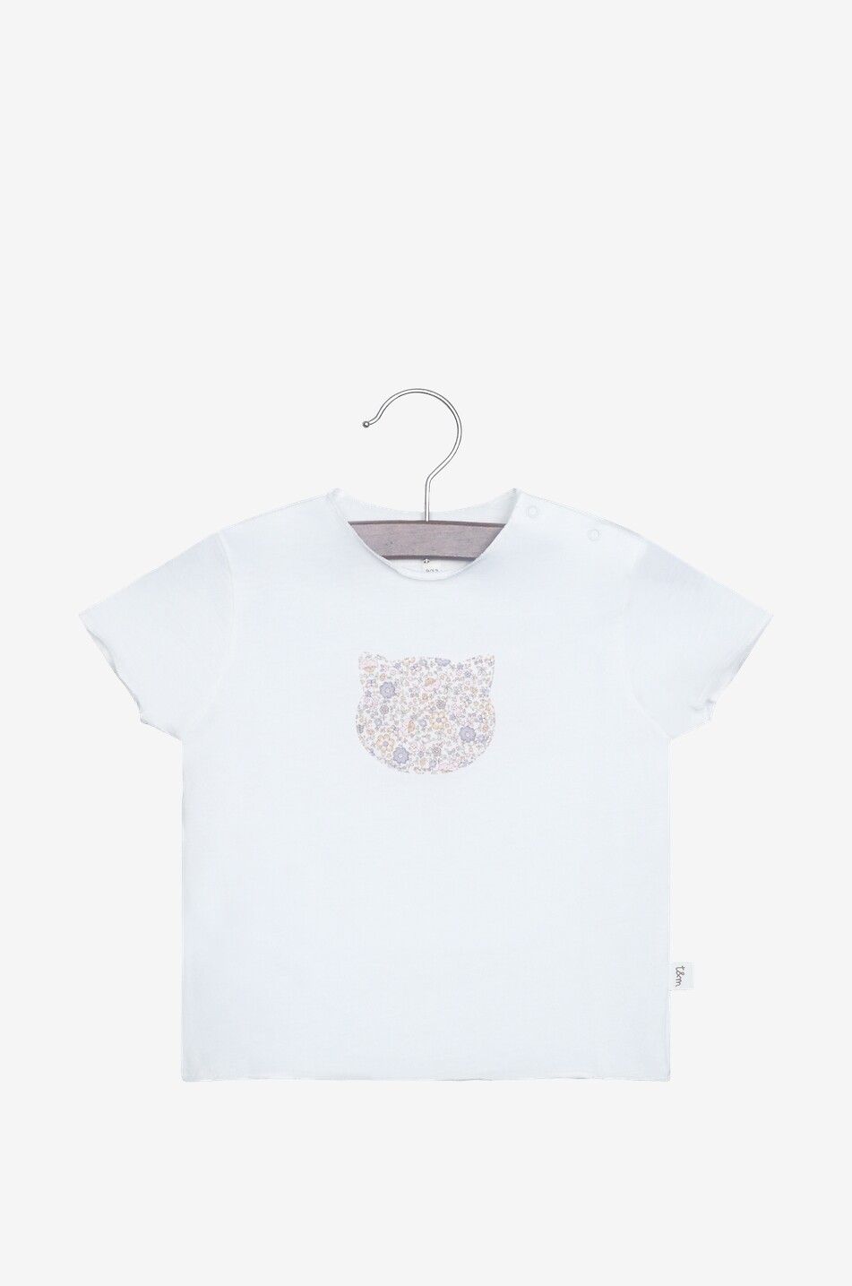 Kurzärmeliges Baby-T-Shirt aus Baumwolle