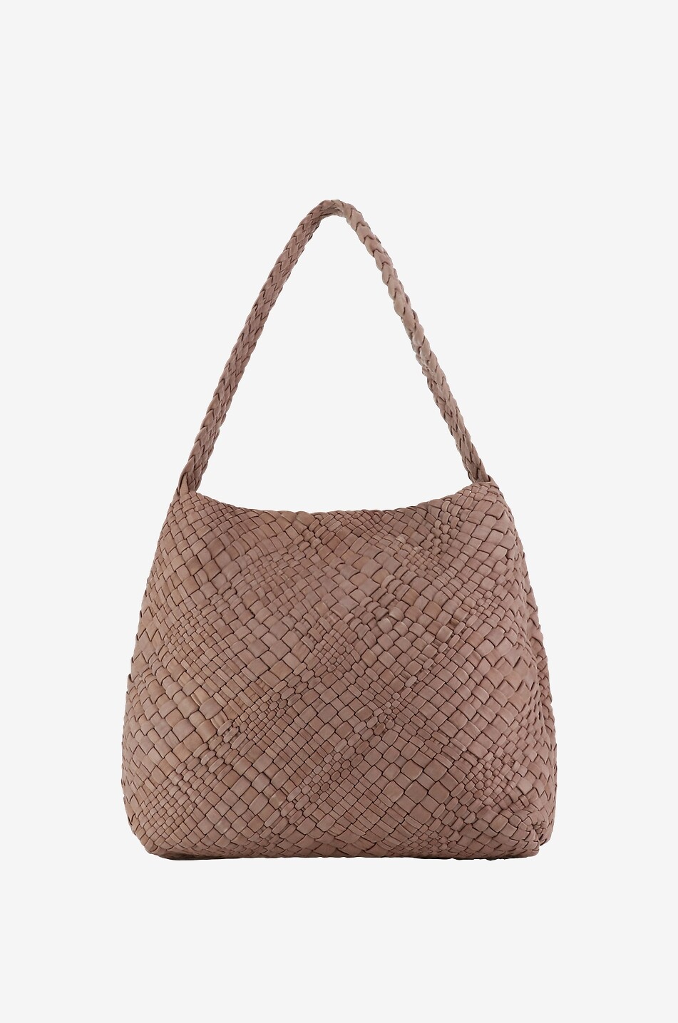 PLINIO VISONA' Sac hobo tissé en cuir Esmeralda Dream Femme VIOLET CLAIR 3