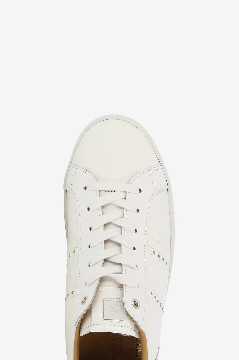 Odile leather lace-up low-top sneakers