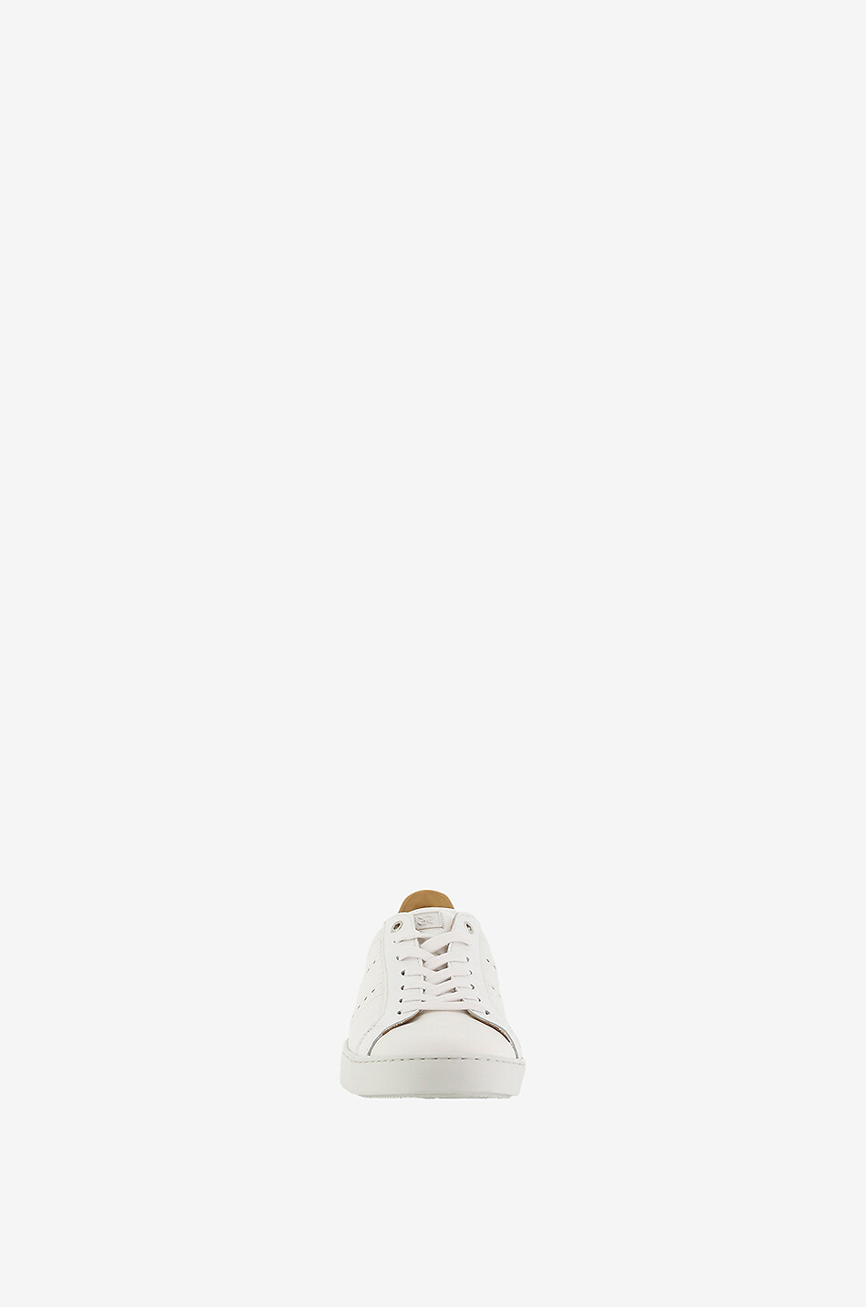 Odile leather lace-up low-top sneakers