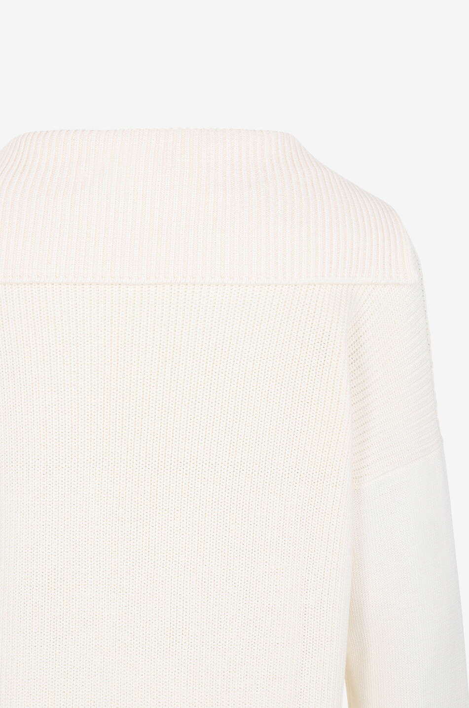 GRAN SASSO Pullover mit V-Ausschnitt aus Baumwolle Damen Hellbeige 3