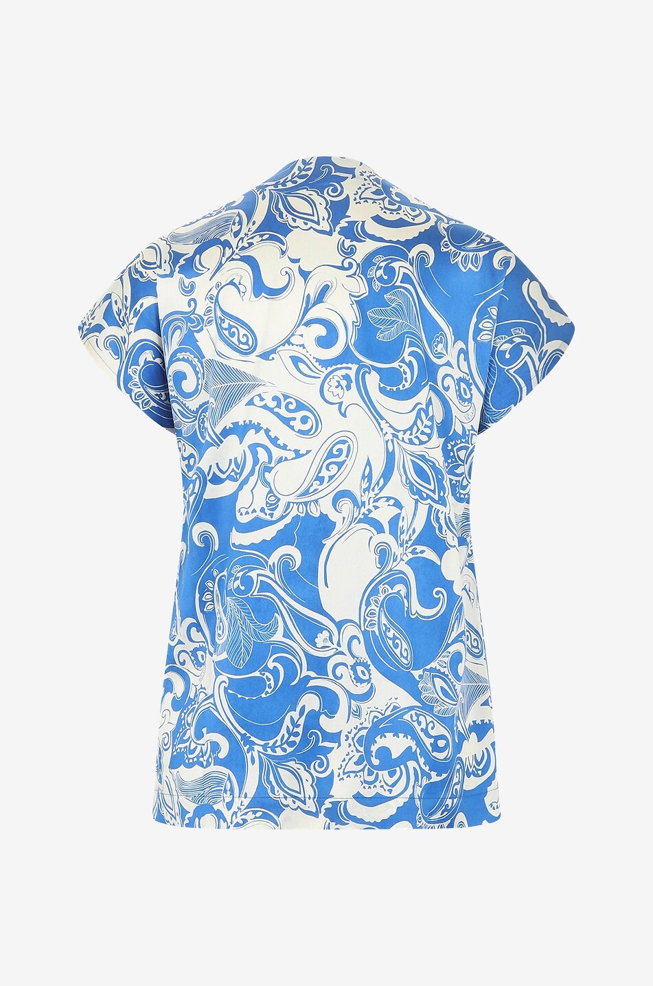 Bastia silk short-sleeved top