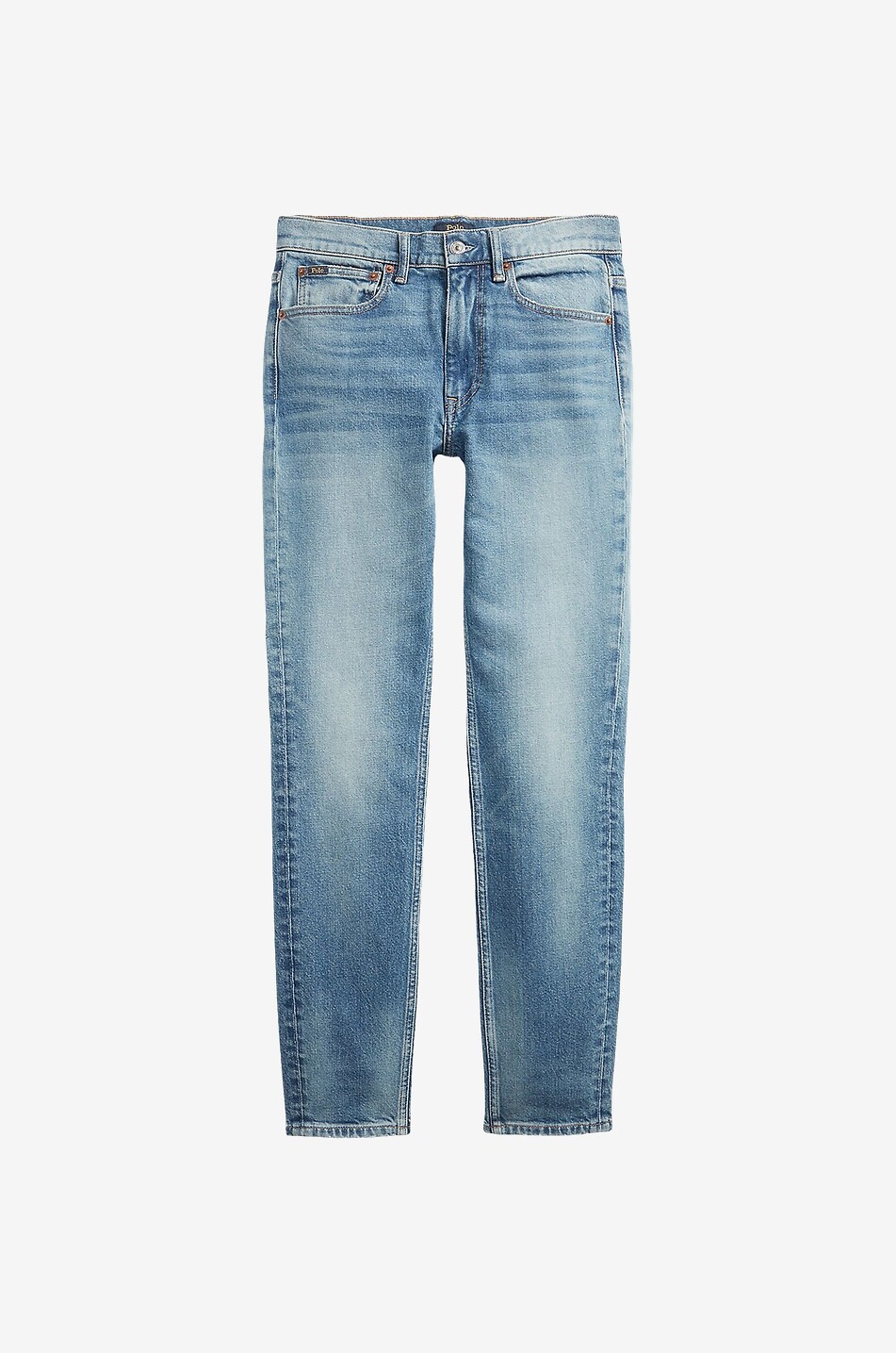 Jean skinny taille mi-haute délavé