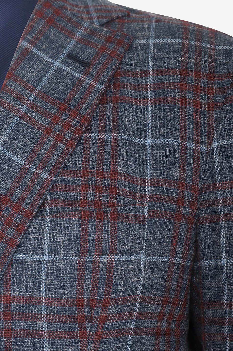 Procida virgin wool silk and linen blazer