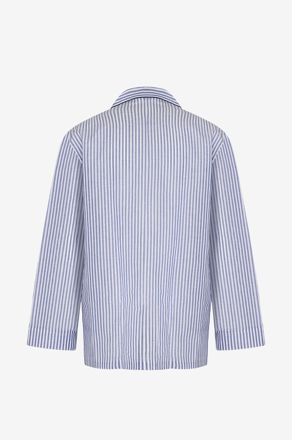ROBERTO RICETTI Langer Pyjama aus Baumwolle und Leinen Venezia Herren MITTELBLAU 2