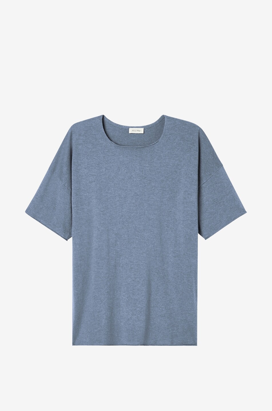 T-shirt manches courtes col rond en coton et modal Marcel