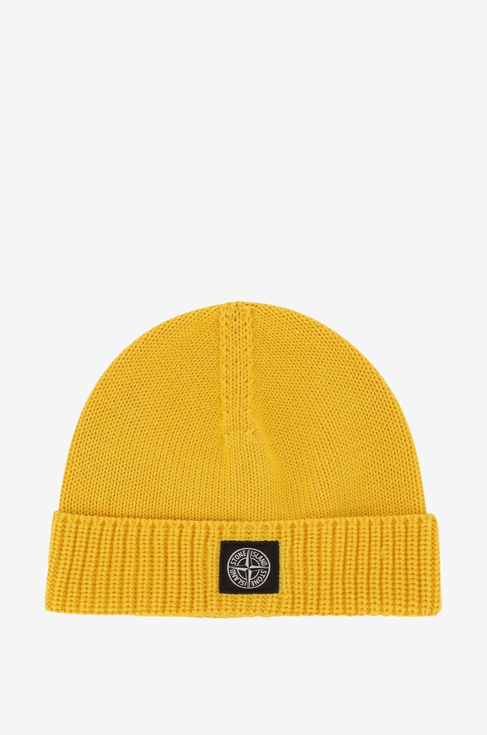 STONE ISLAND JUNIOR Jungen-Mütze aus Baumwolle Compass Junge DUNKELGELB 1