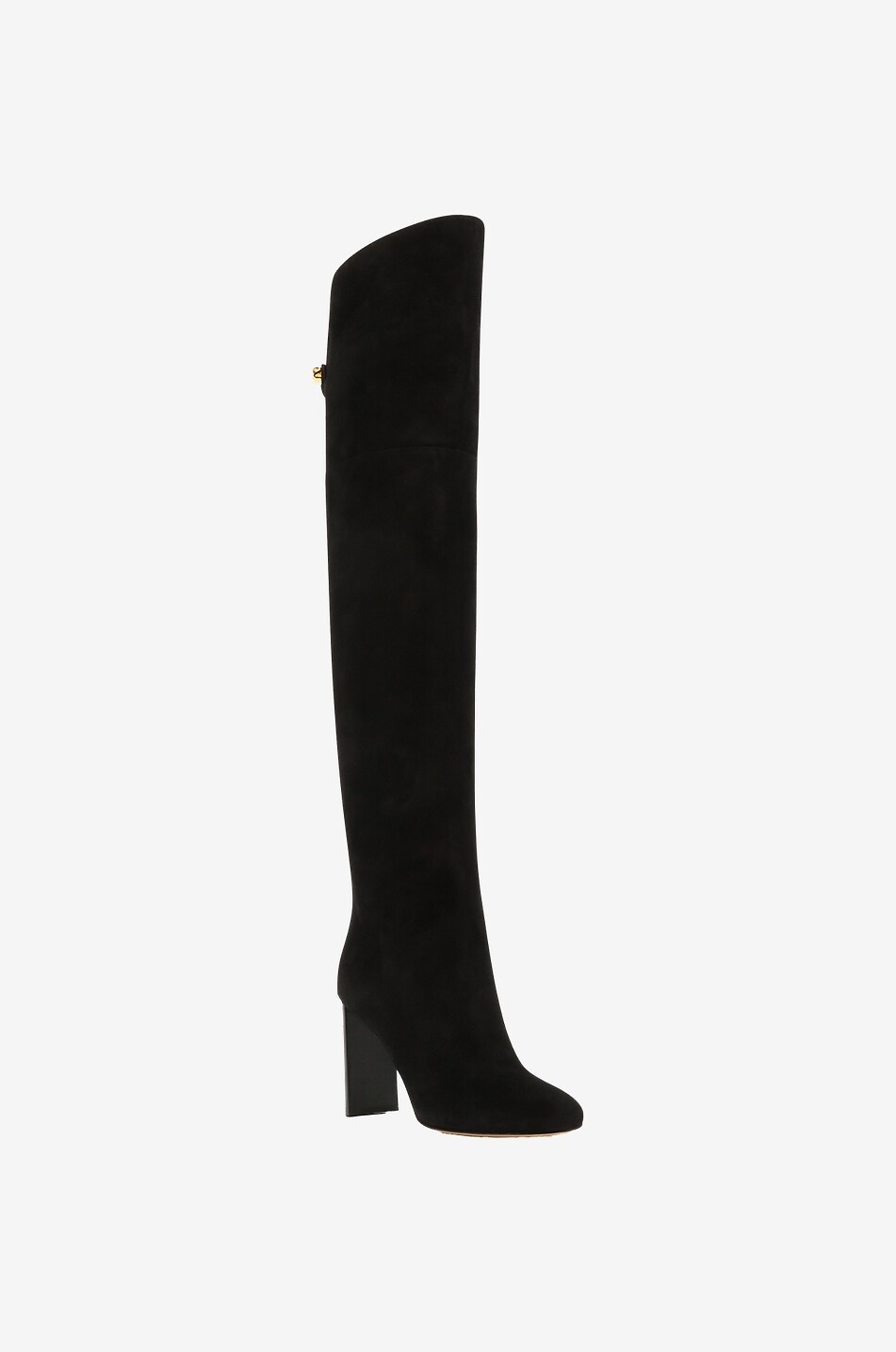 Bottes à talon montantes en daim Marylin 90