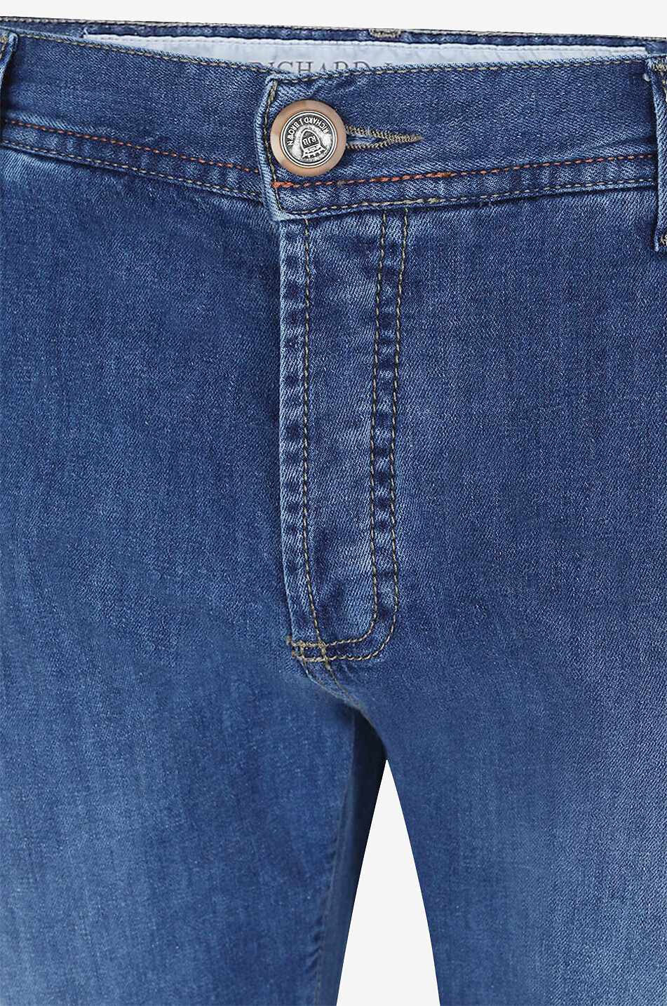 Slim Jeans aus Baumwolle und Leinen Tokyo