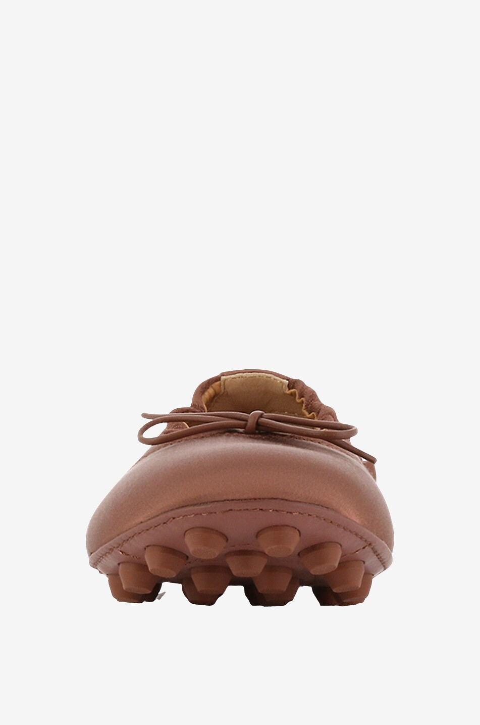 TOD'S Mokassins aus Satin und Leder Bubble Damen BRAUN 2