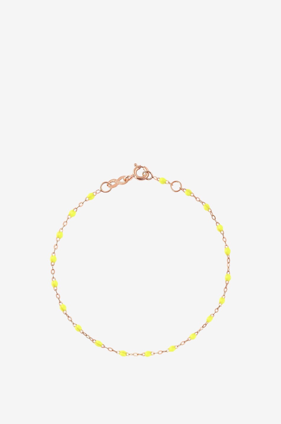 GIGI CLOZEAU Armband aus Roségold und Harz Classique Gigi Damen GELB 1