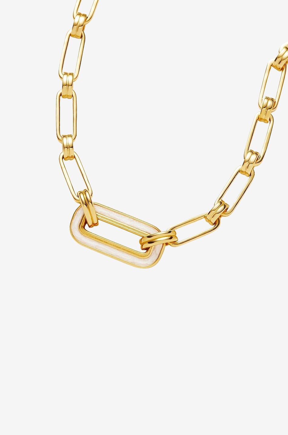 MISSOMA Enamel Haze Floating Pendant gold-tone necklace Women GOLDEN 2