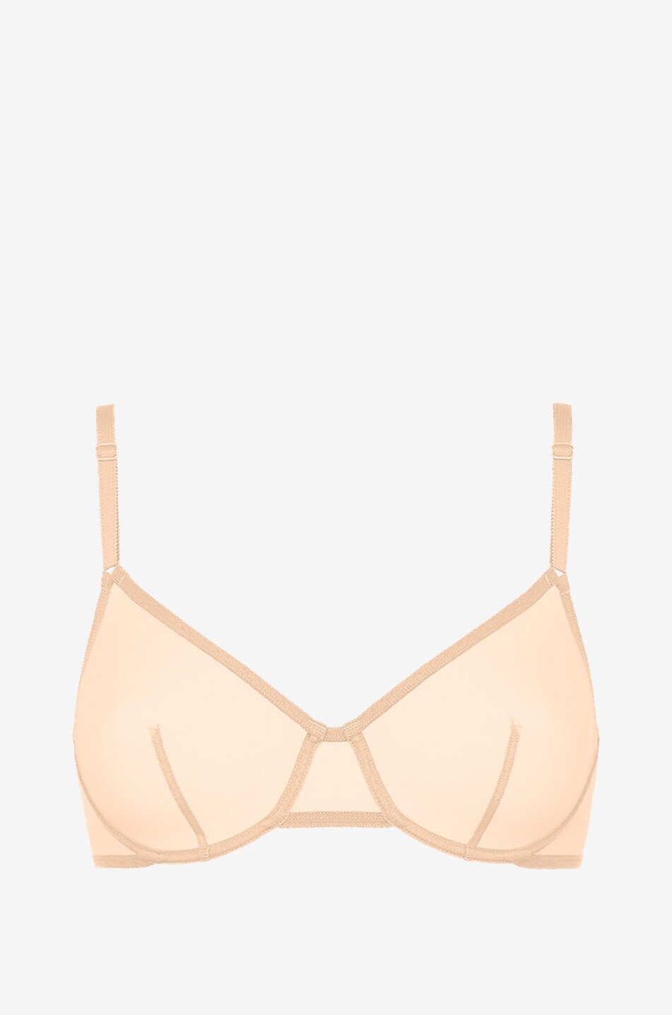 ERES Eden underwired tulle bra Women MEDIUM PINK 1