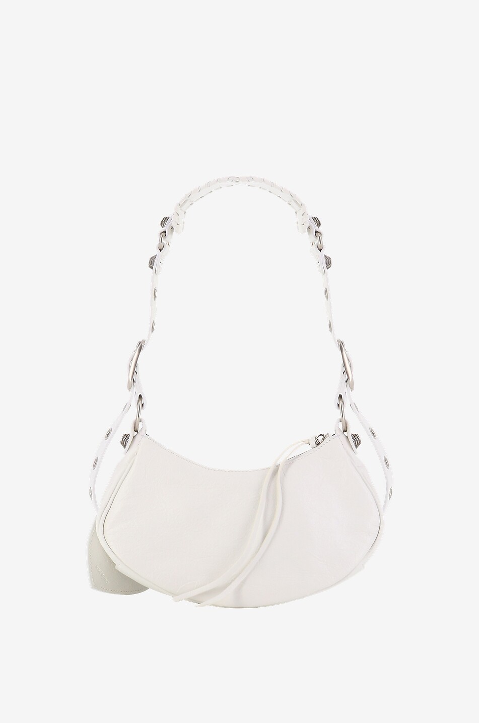 BALENCIAGA Handtasche aus Arenaleder Le Cagole XS Damen WEISS 3