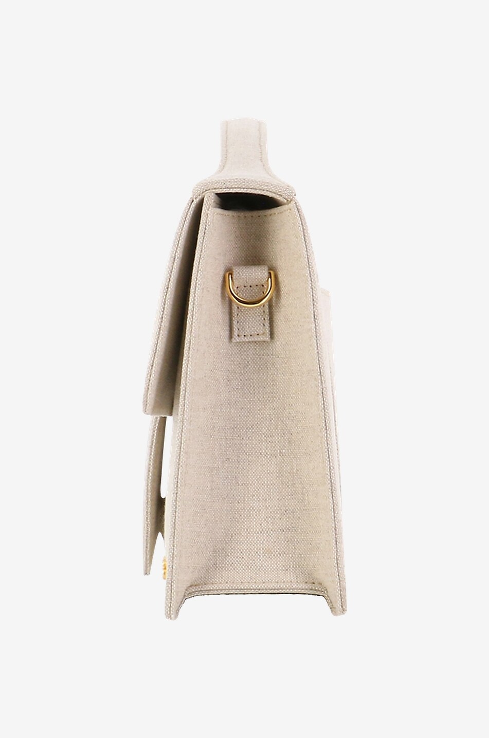 JACQUEMUS Sac porté épaule en toile Le Bambinou Femme BEIGE 4