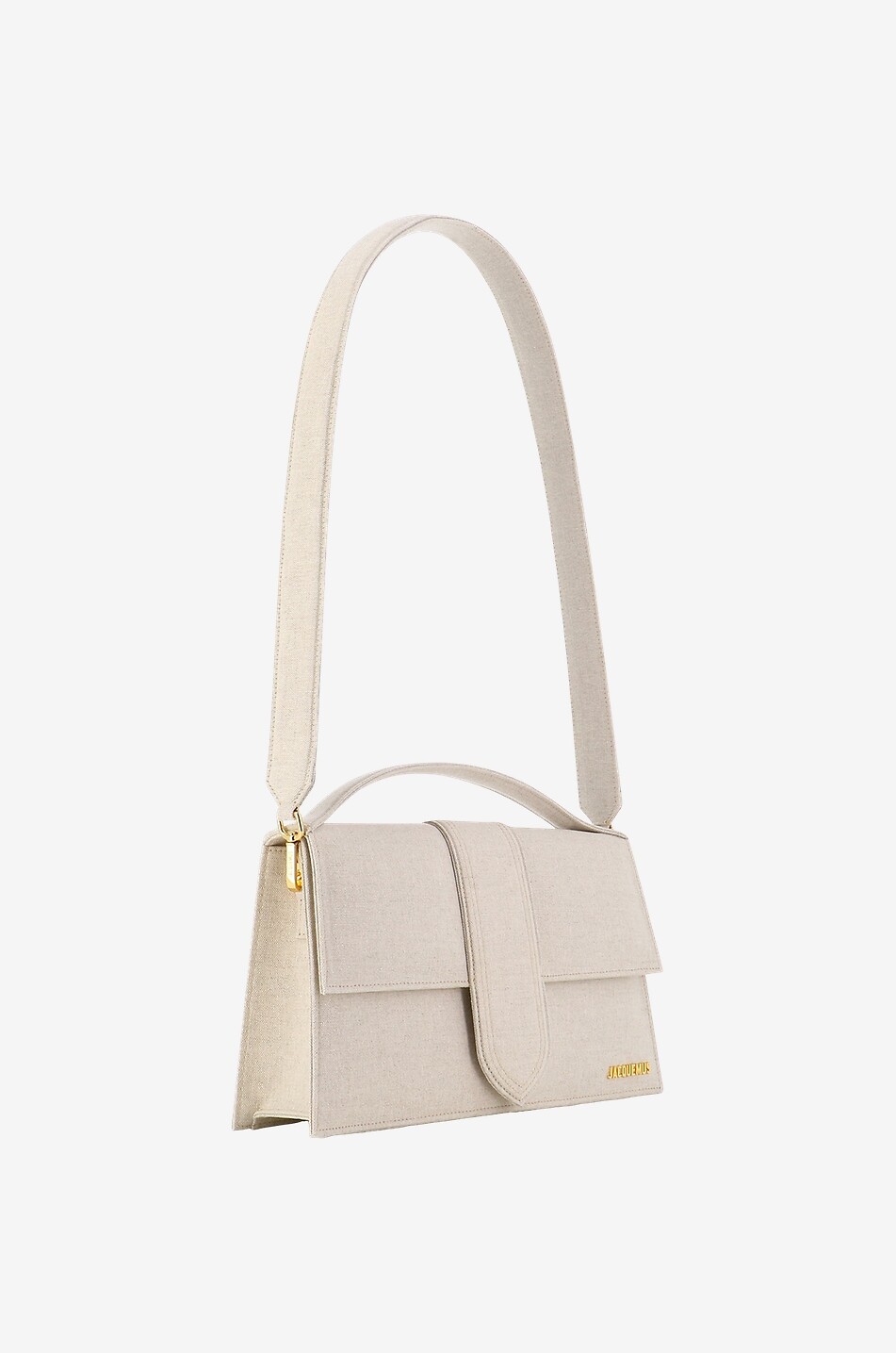JACQUEMUS Sac porté épaule en toile Le Bambinou Femme BEIGE 5
