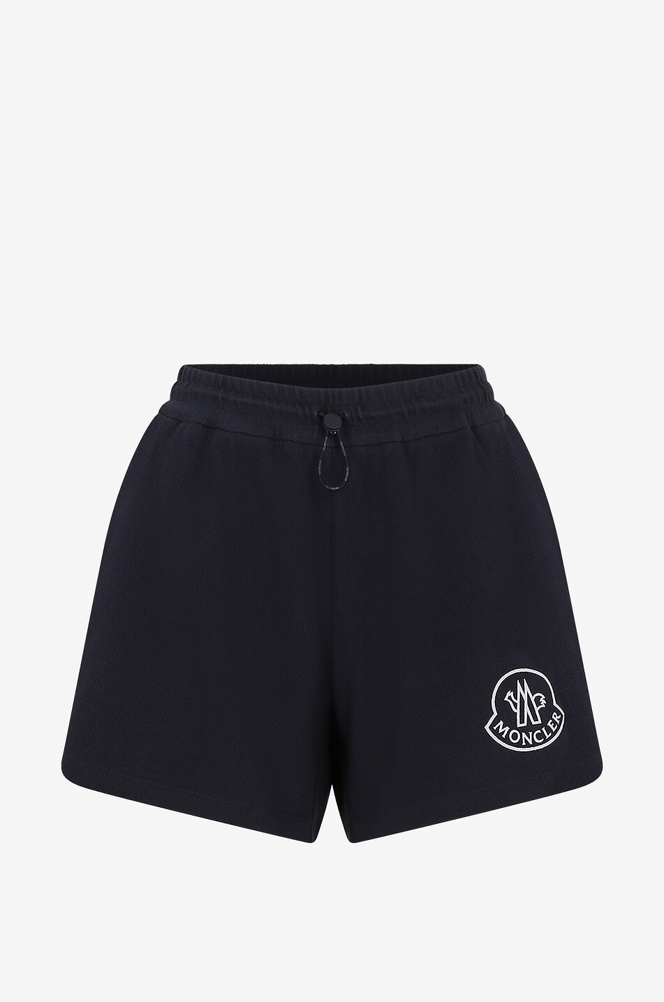 Rooster logo patch cotton piqué shorts