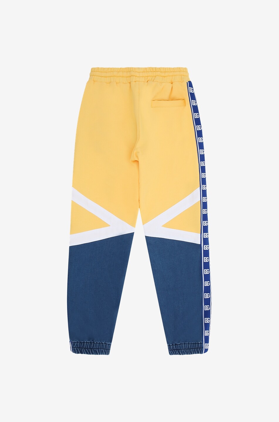 DOLCE & GABBANA Pantalon de jogging garçon effet patchwork Garçon JAUNE 2