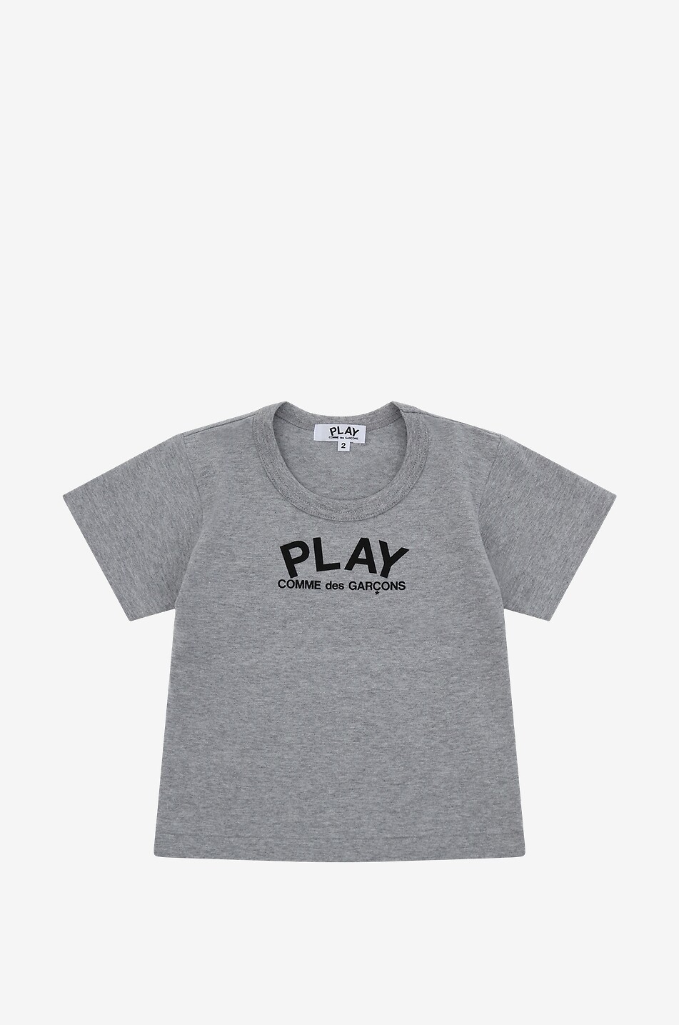 COMME DES GARCONS PLAY Jungen-Kurzarm-T-Shirt aus Jersey PLAY Junge GRAU 1