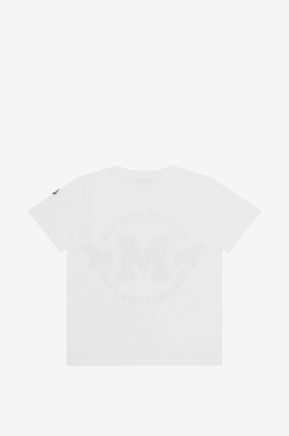 MONCLER Jungen-T-Shirt mit Nashorn-Print Moncler Reserve Junge WEISS 2
