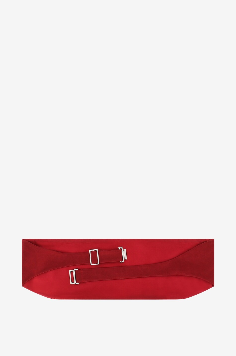 GIAMPAOLO Ceinture de smoking en soie Homme ROUGE FONCÉ 2
