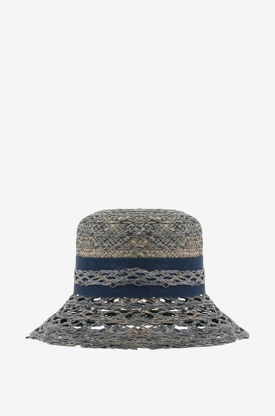 GI'N'GI Glockenhut aus Raffiabast Damen BLAU 2