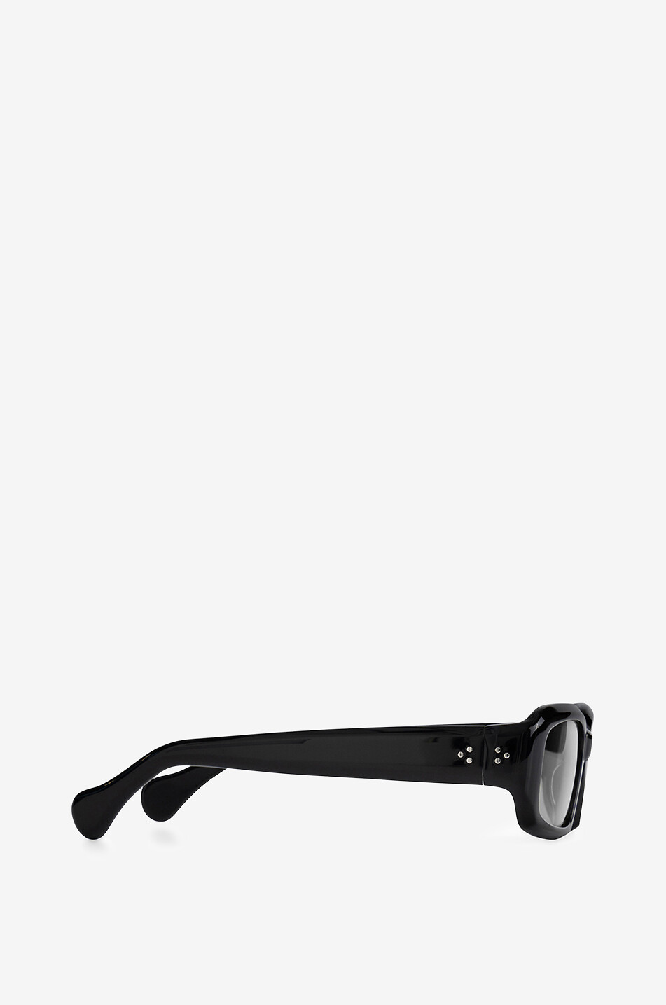 PORT TANGER Lunettes de soleil carrées en acétate Mektoub Femme NOIR 3