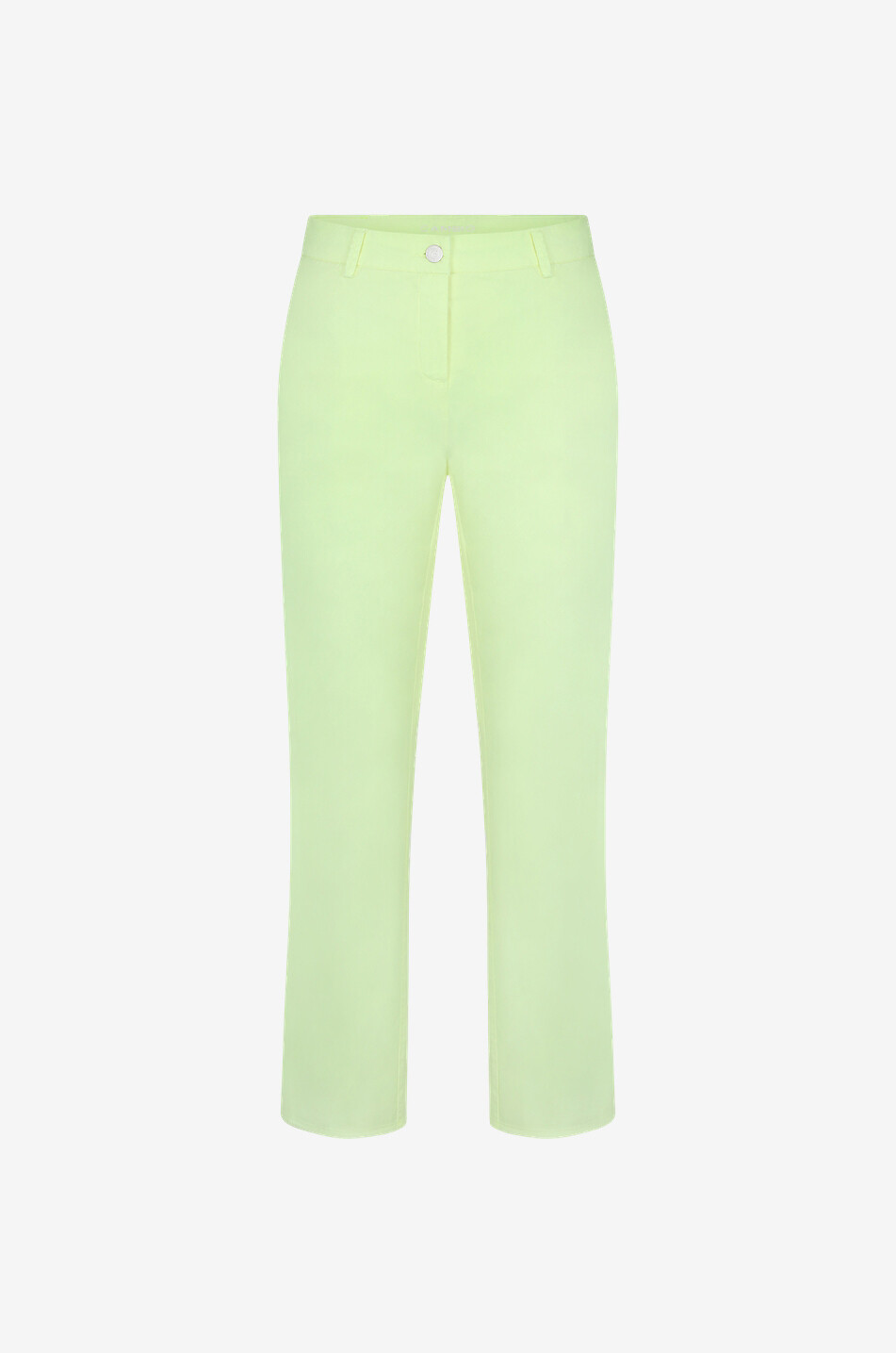 CAMBIO Pantalon droit en coton Stella Easy Kick Femme JAUNE 1
