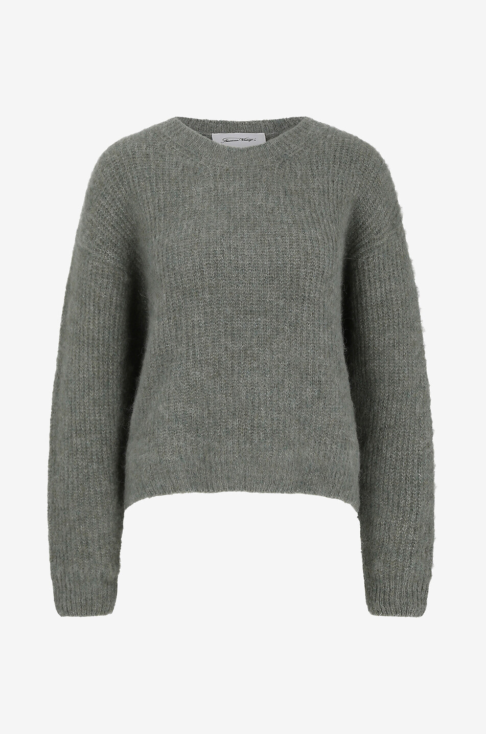 AMERICAN VINTAGE Pullover mit Rundhalsausschnitt aus Wolle East Damen GRÜN 1