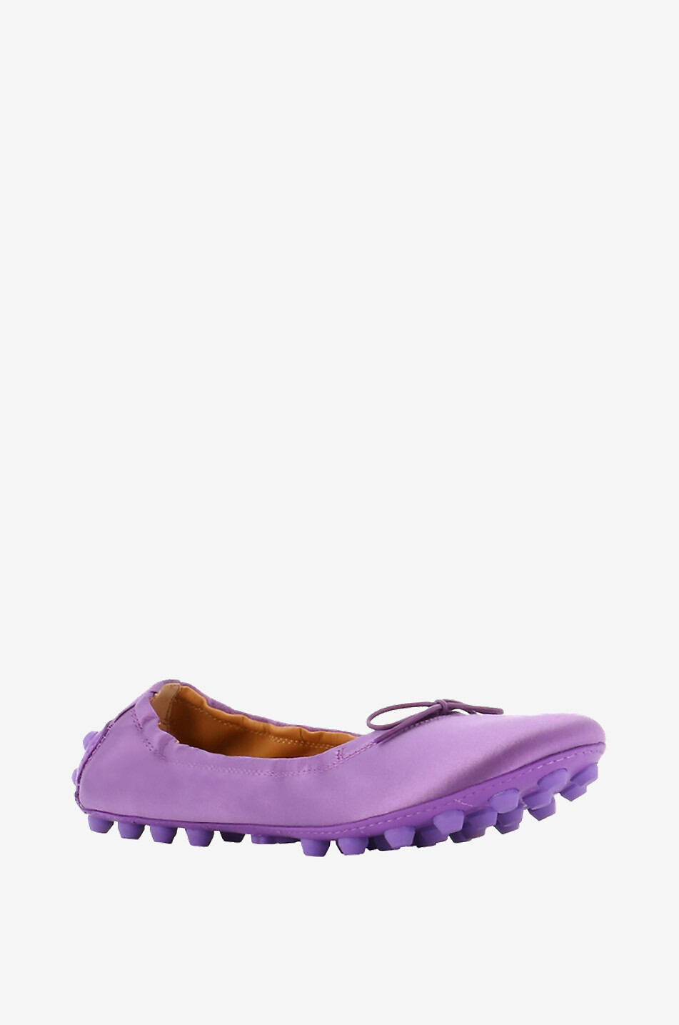 Mocassins en satin et cuir Bubble
