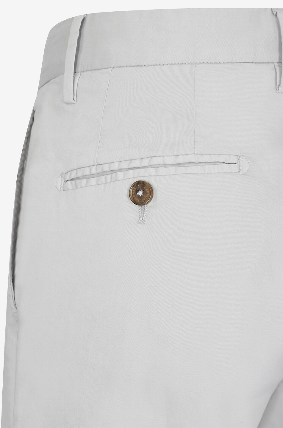 MAURIZIO BALDASSARI Pantalon chino en coton et soie Homme GRIS CLAIR 3