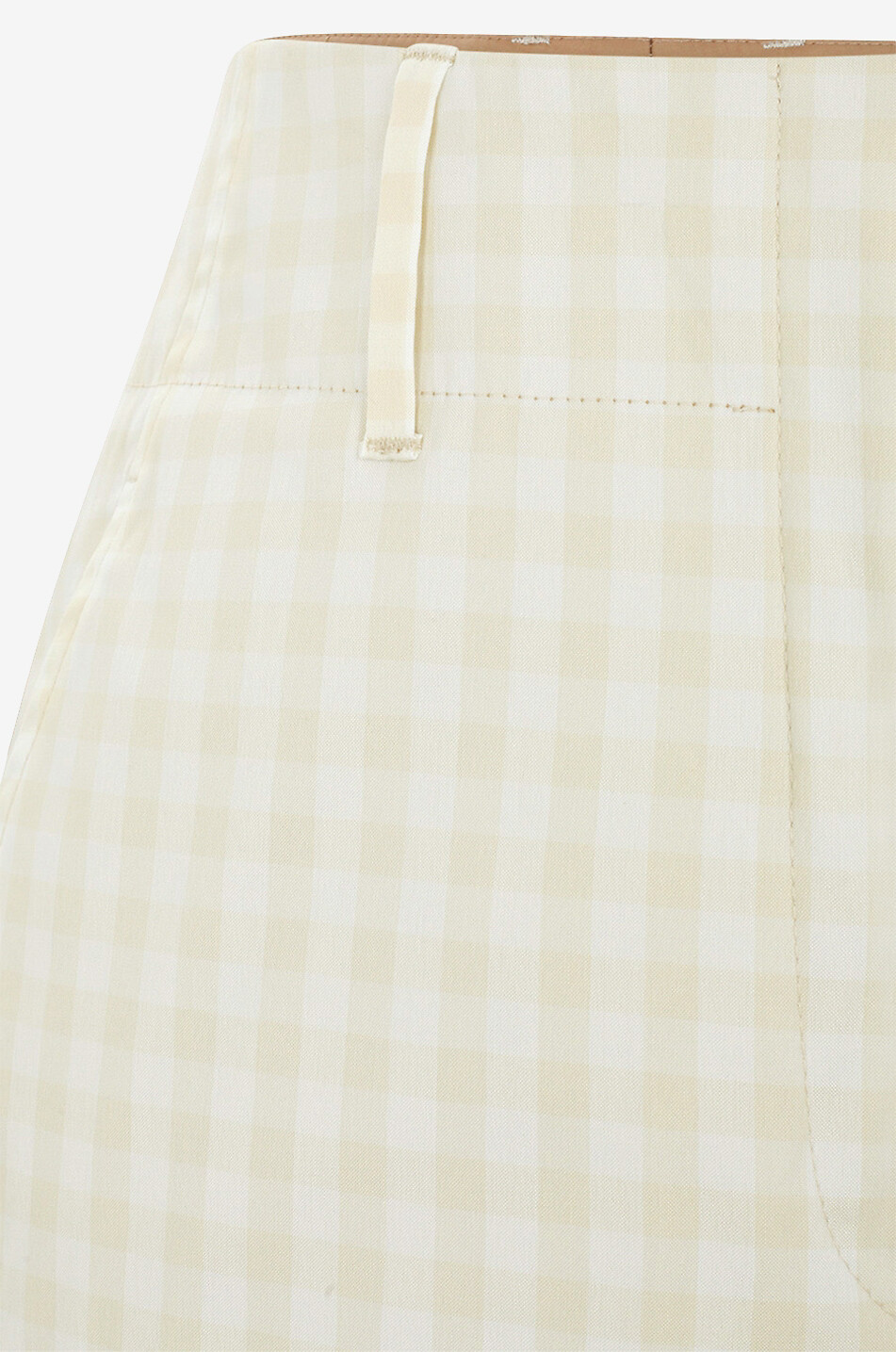 SLOWEAR Pantalon cigarette à carreaux vichy Dinora Femme MULTICOLORE 3