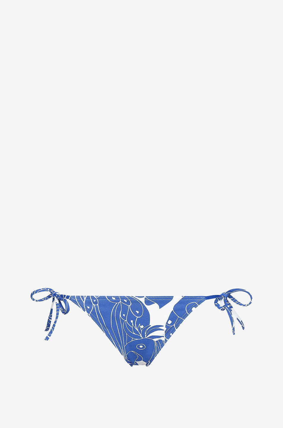 Bas de bikini à nouer imprimé perroquets Gerardo