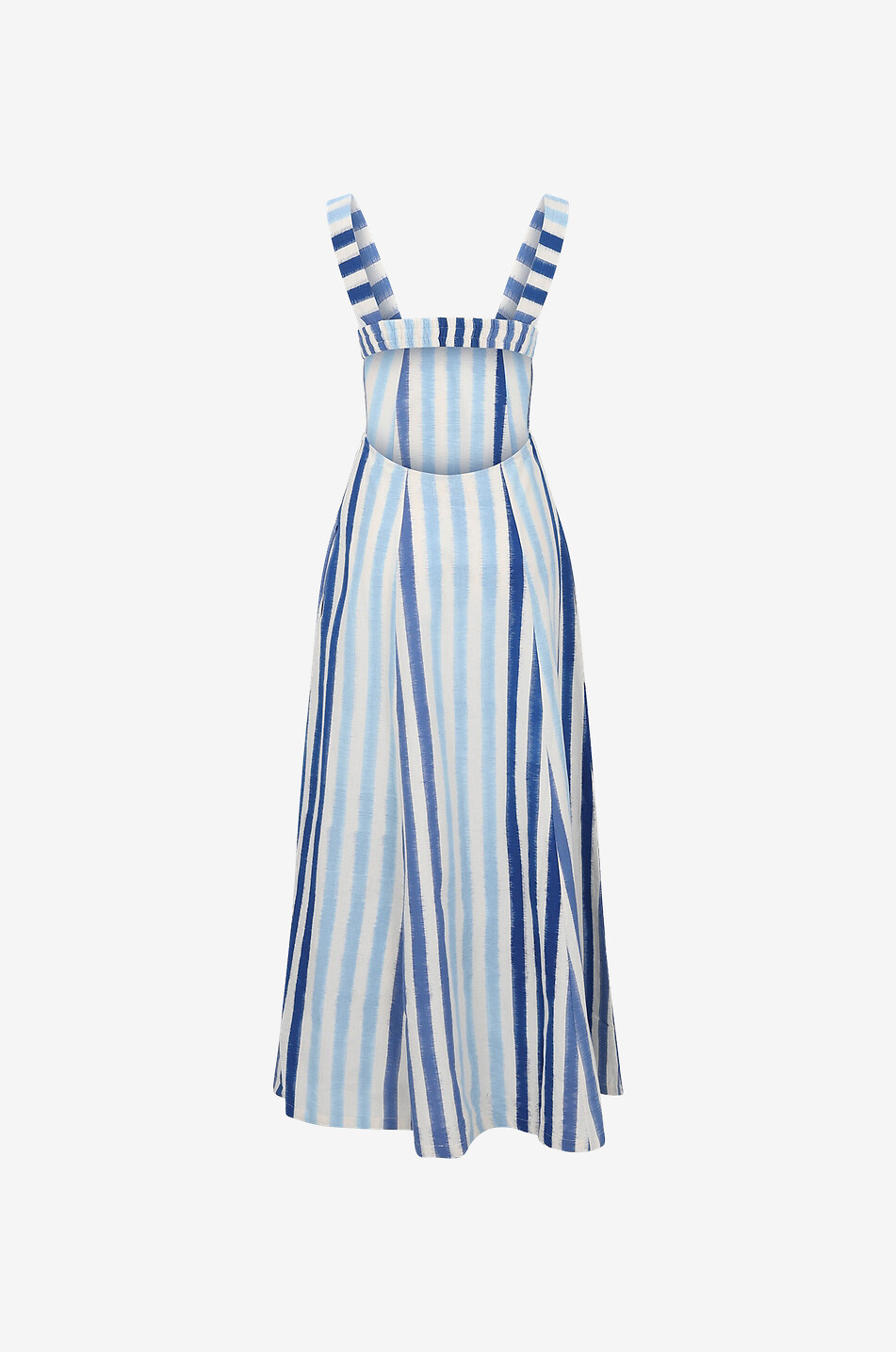 Azzurra cotton midi strappy dress
