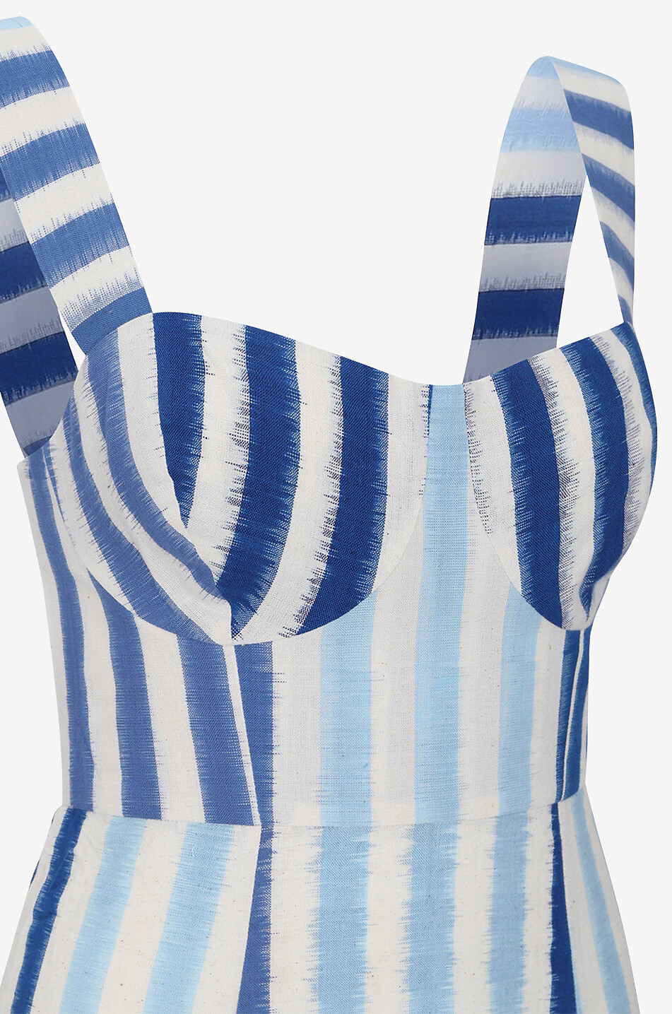 Azzurra cotton midi strappy dress