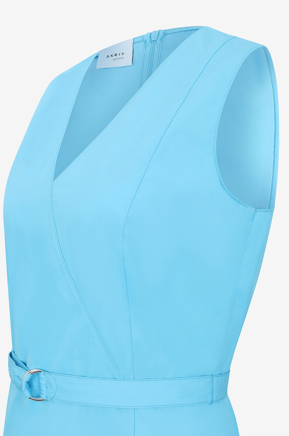 Cotton sleeveless midi dress