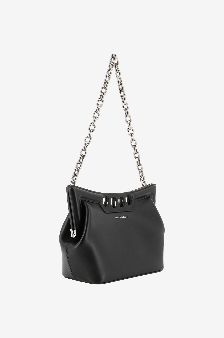 Sac porté épaule en cuir lisse The Peak Small